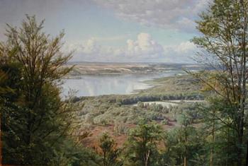 珮德 莫尅 曼斯特德 Himmelbjergit View over Jul Lake, From H.C. Andersen's creek 珮德 莫尅 曼斯特德 Himmelbjergit View over Jul Lake, From H.C. Andersen's creek
